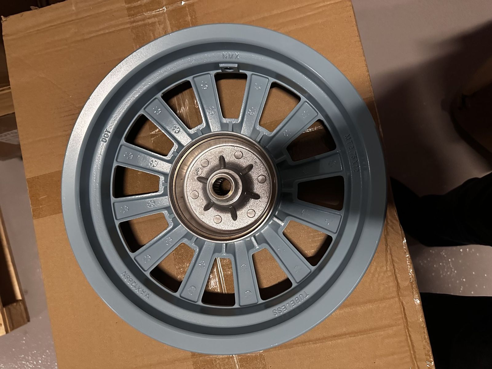 Arora Cappucino 50cc ve 125cc Ön Jant Turkuaz Renk