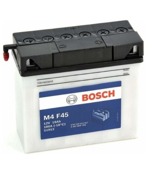 AKÜ: Bosch M4F45 12V 19Ah 51913 Motosiklet Aküsü