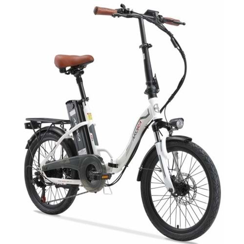 ARORA KİEV 36V10AH ELEKTRİKLİ BİSİKLET BEYAZ